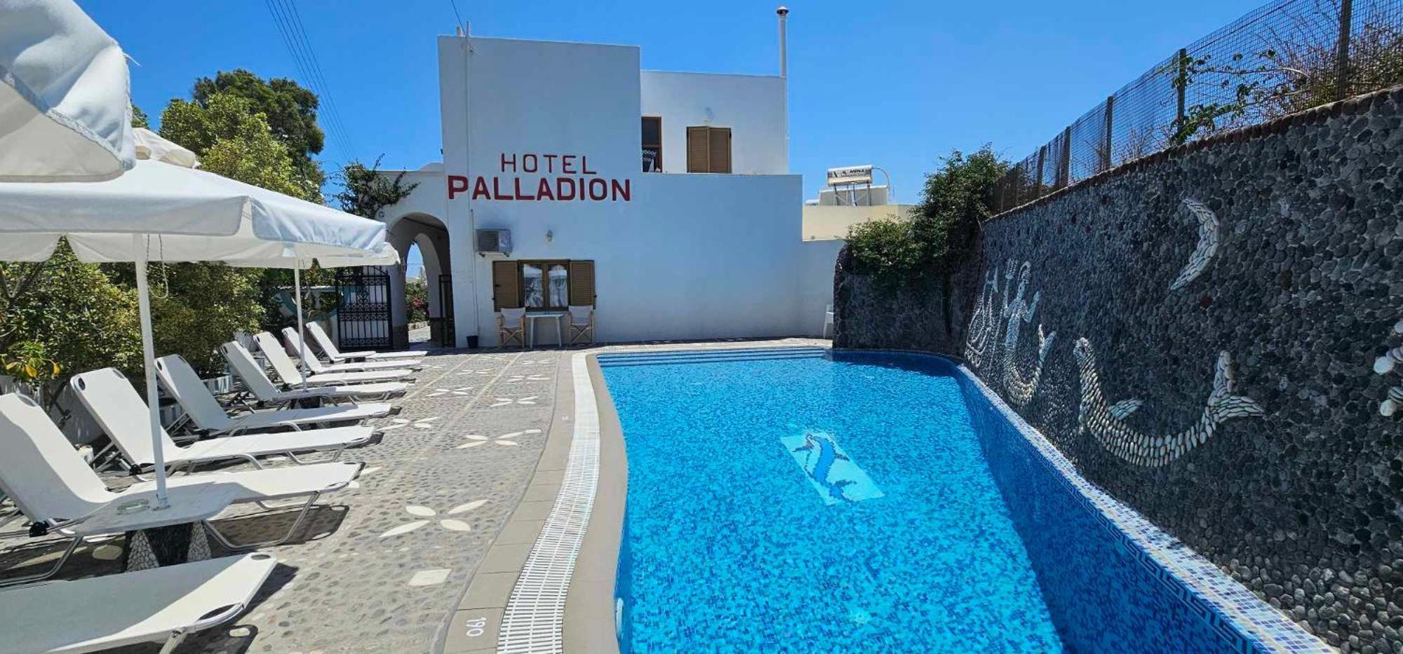 Hotel Palladion Karterados  Buitenkant foto